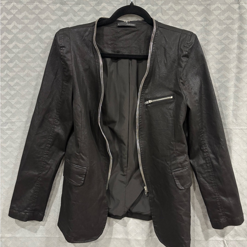 Elegant Black Women's Jacket Officecore - Picture 3 of 7